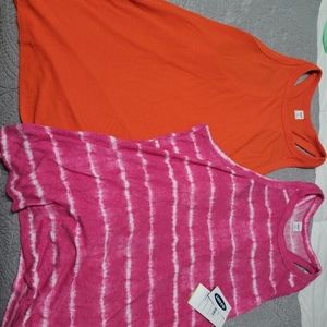 Rib-Knit Racerbac Tank Top 2-Pack